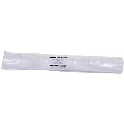 117285: Gobelets à usage unique - 180 ml - BLANC - 100 pièces