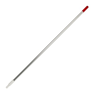 097025R: Manche en aluminium avec filet - 150 cm - ROUGE