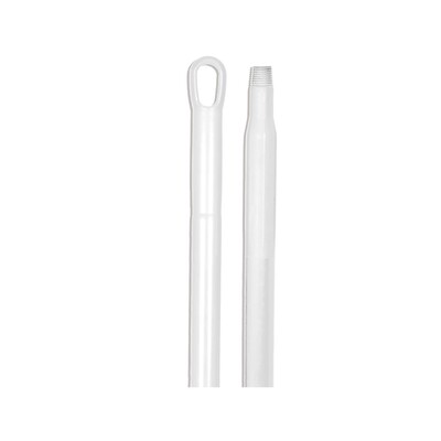 170903: Manche monobloc ergonomique avec filet - 150 cm - BLANC