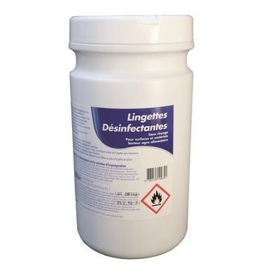 220162: Lingettes Agro Alimentaires pour surfaces - boîte de 200 pièces