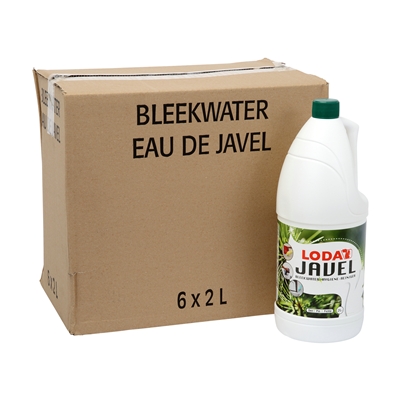 209993D: Eau de Javel 12° parfum de pin - 6 x 2 l