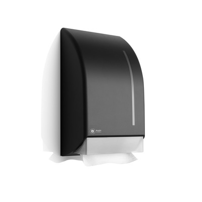213430: Black Satino Distributeur de serviette-mains - 180285/331930