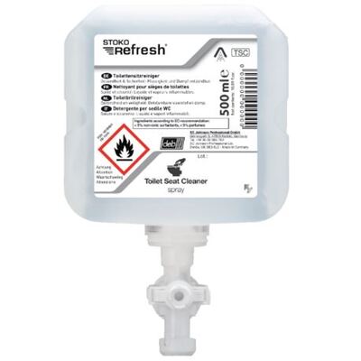 250341: Stoko Refresh Toilet Seat Cleaner - Spray - 500 ml