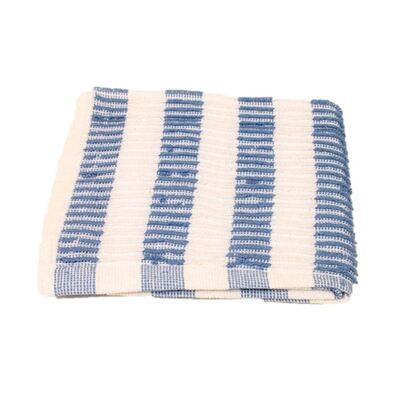 330367: Lavette en coton pur à carreaux - 33 x 35 cm