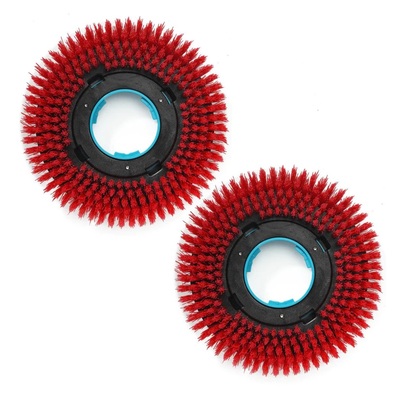 444430: Set de deux brosses Nylon rouges dures pour I-Mop Lite
