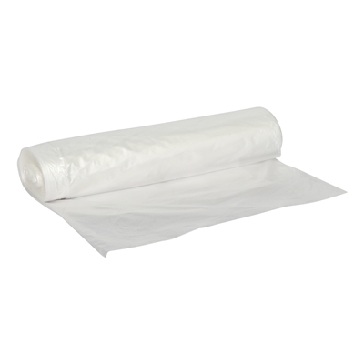 750538: Sac HD - 70 x 110 - T25 - 115 l - BLANC TRANSPARENT - rouleau 25 pièces