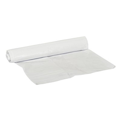 650346: Sac HD - 44 x 60 cm - T10 - 25 l - BLANC - rouleau 50 pièces