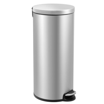 625060: Seau à pédale en inox mat - 30 l