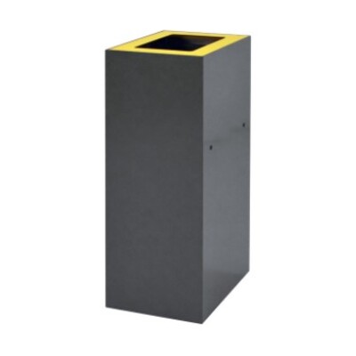750077: Bomabin Select Modus - 60 l - GRIS - couvercle JAUNE