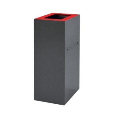 750078: Bomabin Select Modus - 60 l - GRIS - couvercle ROUGE