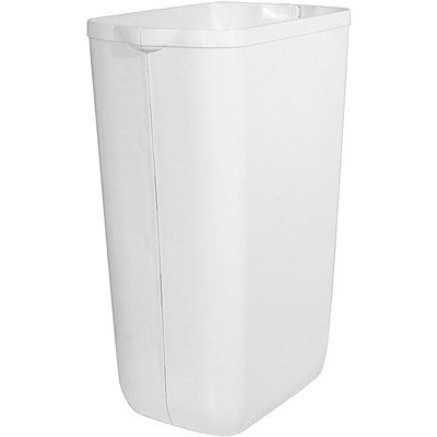 750242: Admire poubelle murale déchtets-papier sans couvercle - 43 l - BLANC