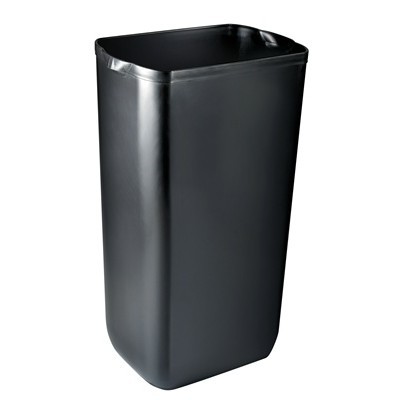 750258: Admire poubelle murale déchtets-papier sans couvercle - 23 l - NOIR