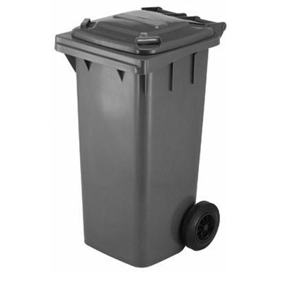 610312: Conteneur mini avec 2 roues - 240 l - GRIS
