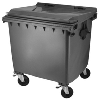 751266: Conteneur avec 4 roues - 770 l - GRIS