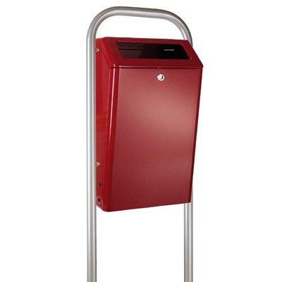 756255: Poubelle d"extérieur en aluminium - 55 l