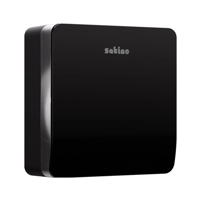 213432: Hyginity Distributeur de papier toilette Jumbo L - NOIR - 333407