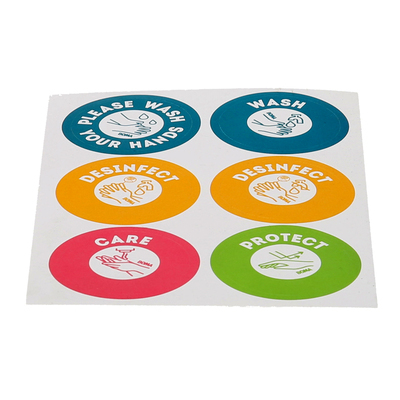 776909: Autocollant pour distributeur Admire hygiène des mains
