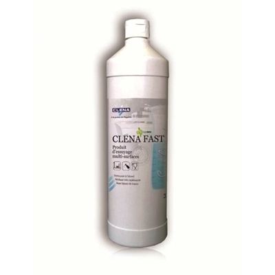 CLENA Fast - produit d'essuyage alcoolisé multi-surfaces - 1 l