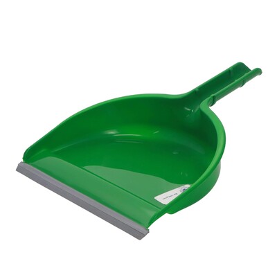 Pelle à poussière en plastique - 22 cm - VERT