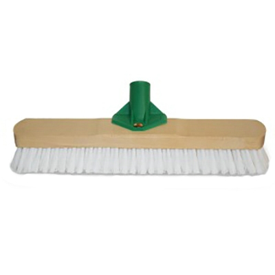 Brosse à récurer polyamide avec fixe-manche - 32 cm