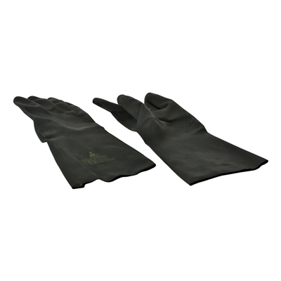 Gants caoutchouc noir-M