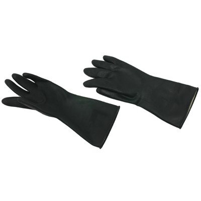 Gants en caoutchouc - NOIR - LARGE