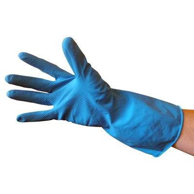 Gants ménagers BLEU - M