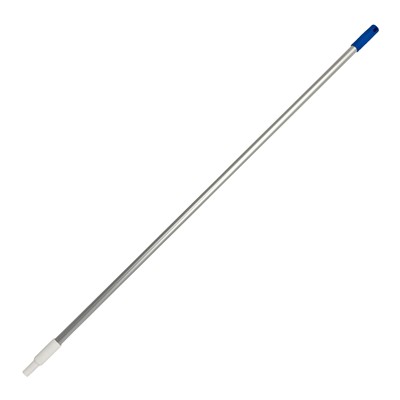 Manche en aluminium avec filet - 150 cm - BLEU