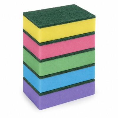 Tampon à récurer coloré 5pcs