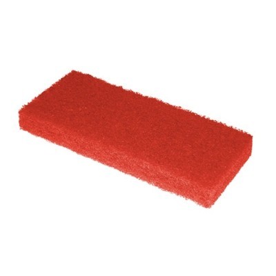Scrubby scouring pad- 15 x 10 x 2.5 cm - RED