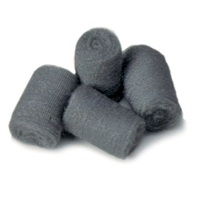 4 tampons Laine d'acier n° 00