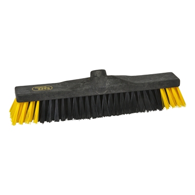 Balai atelier industrie - 40 cm - NOIR/JAUNE