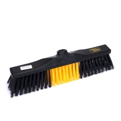 Balai de rue industrie - 40 cm - NOIR/JAUNE