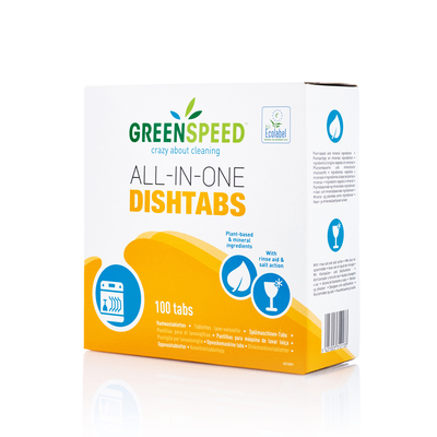 Vaatwastabletten All-in-one Greenspeed - 1,8 kg - 100 tabs