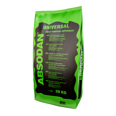 Olie absorberende korrels - Absodan Universal - 20 kg