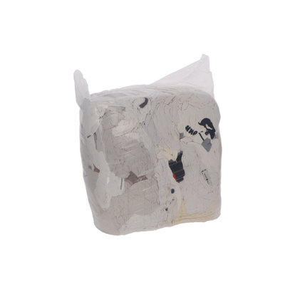 Cleaning cloths textile - WHITE - 10 kg