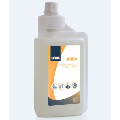 Norm - Détergent désinfectant sols et surfaces - 1 l doseur (Ce produit est un produit biocide affecté au circuit restreint, FR: 77369, LUX: 139/24/L)