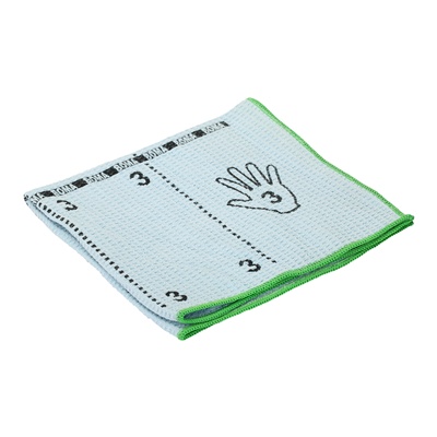 Microfiber cloth Greenspeed Original Heavy with folding technique print - 40 x 40 cm - BLUE