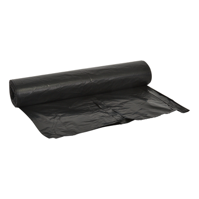 LD bin bags - 80 x 133 cm - 55mµ - 160 l - BLACK - box of 100 (10 rolls of 10 bags)