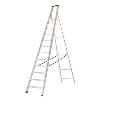 Industrial step ladder - 11 + 1 rungs - 3.00 m - 20 kg