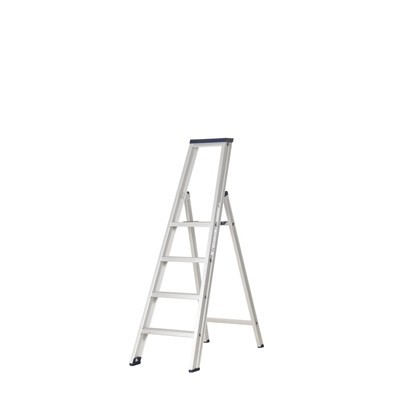 Industrial step ladder - 3 + 1 rungs - 1.00 m - 8 kg