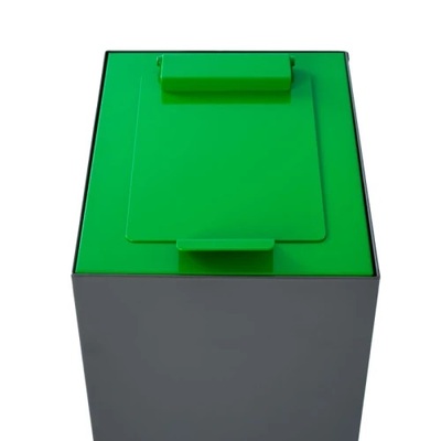 Couvercle fermé pour Bomabin Select Modus - 60 l - VERT