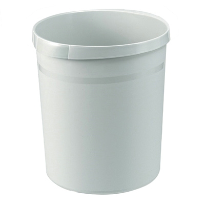 Poubelle ronde en plastique - 18 l