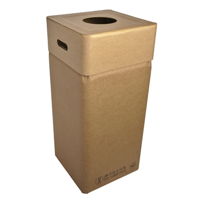 Bomabin Select Cardboard - 110 l - lid with small round opening