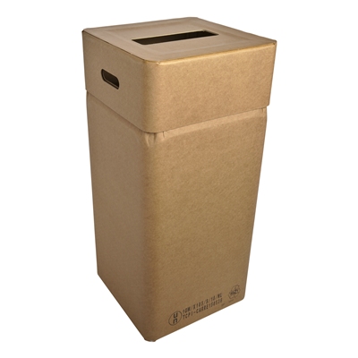 Bomabin Select Cardboard - 110 l - couvercle à ouverture rectangulaire