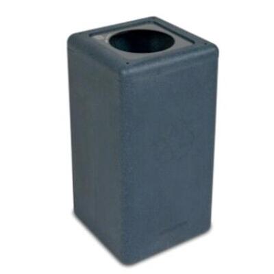 Bomabin Select Brick - 65 l - NOIR - couvercle GRIS