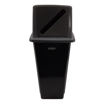 Bomabin Select Dome with paper dome top - 80 l - BLACK - top GREY