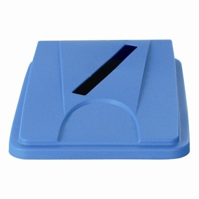 Couvercle "papiers" pour poubelle Bomabin Select Flat - BLEU