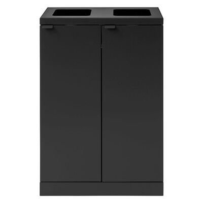 Bomabin Select Bica - 2 x 65 l - NOIR - ouvert/ouvert