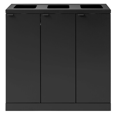 Bomabin Select Bica - 3 x 65 l - NOIR - ouvert/ouvert/ouvert
